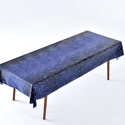Waterproof Disposable Starry Sky Party Tablecloth