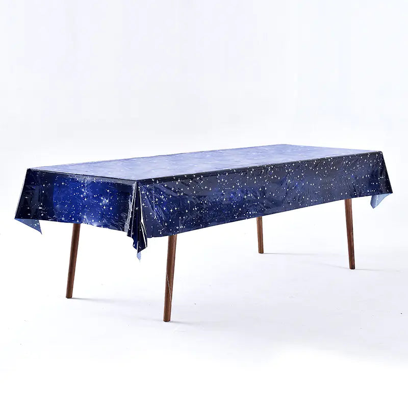 Waterproof Disposable Starry Sky Party Tablecloth