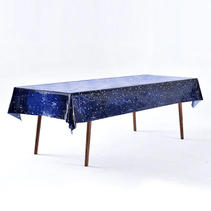 Waterproof Disposable Starry Sky Party Tablecloth