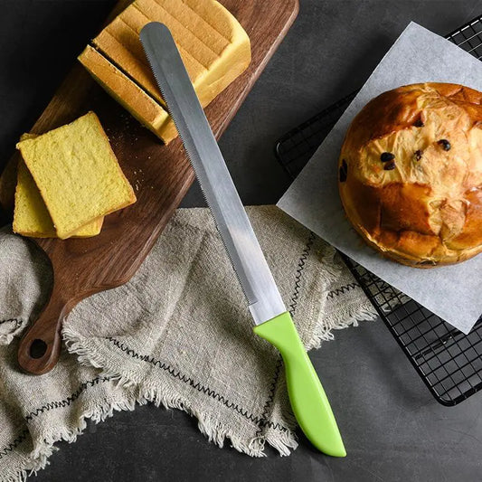 Stainless Steel Serrated Bread and Cake Knife