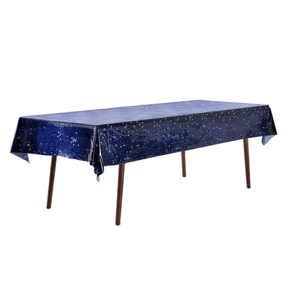 Waterproof Disposable Starry Sky Party Tablecloth